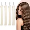 Rizador de Pelo de Goma y Gamuza Amazon Transfronterizo con Gancho, Rizador de Pelo sin Calor, Herramienta de Peinado para Dormir Perezoso, Herramienta Mágica Rizadora de Cabello de Olas Grandes