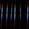 LED exterior doble cara parche color 8 colgante mini digital lluvia de meteoros LED multifunción parche luz de meteoros