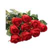 Ramo de Rosas de Montaña de Nieve de Simulación Florero para el Hogar Arte Floral Decoración de Mesa Flor Artificial Flor de Tela de Seda Capullo de Rosa Rosa Individual