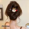 Presilha de Cabelo Fofa de Pato para Mulheres 2026 Novo Estilo Presilha de Garra de Cabelo Parte de Trás da Cabeça Presilha Reta Torcida Acessórios de Cabelo Grampo de Cabelo