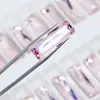 Dongzhou 15*5mm Fundo Pontiagudo Longo Diamante DIY Acessórios para Joias Brilhante Retangular Ângulo Reto Diamante de Vidro Strass Atacado