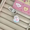 Chaveiro de Urso Ins Desenho Animado Autodepreciativo Fofo Macio Fofo Pingente para Mochila de Estudante Presente para Melhor Amiga da Menina Acessórios