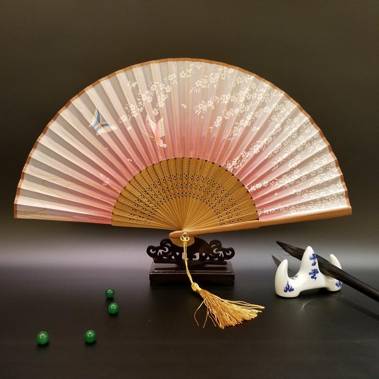 棕竹粉底柳絮蝴蝶687