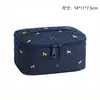 Bolsa de Maquiagem Cosmética Personalizada Estilo Retrô Doce e Descolada de Alto Valor com Bordado de Pônei Colorido, Bolsa Portátil para Armazenamento de Maquiagem para Saídas