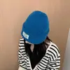 Al por mayor 25 Años Otoño e Invierno Nuevo de Alta Calidad Color Sólido Parche Circunferencia de Cabeza Grande Gorro de Punto Casual Cálido y a Prueba de Frío Gorro de Lana