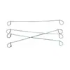 Fio de Arame Galvanizado com Revestimento Plástico de Fivela de Dobra Dupla Fio de Aço para Embalagem de Construção Fio de Amarração com Fivela de Disco de Fibra Estrutura de Arame Fivela de Embalagem para Tubo