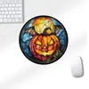 Serie de Halloween Creativa de Dibujos Animados Redonda Gruesa Oficina Estudio Escritorio de Computadora Alfombrilla Pequeña Popular Transfronteriza Mouse Pad
