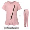 Conjunto de Roupa Cirúrgica de Manga Curta por Atacado de Fábrica Roupa de Médico Enfermeira Spa Salão de Beleza Roupa de Trabalho Verão Roupa Scrub