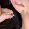 Pendientes Únicos de Personalidad Retro de Lujo Ligero, Artículo Popular de Celebridad de Internet, Pendientes de Alto Nivel Estilo Hong Kong, Accesorios de Oreja Exagerados Estilo Ins Japonés y Coreano
