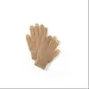 Guantes de alta calidad, mezcla 80% lana, estilo coreano de invierno, guantes de punto elegantes y cálidos, color liso, guantes de lana a prueba de frío