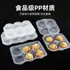 Cajas de embalaje de papel desechables para bollos al vapor, cajas de almacenamiento aptas para alimentos para congelador y cajas de porcionado para uso comercial