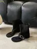Botines de tiras estilo vintage de ante para mujer, sandalias de verano 2026, botines de moda sin cordones para mujer