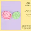 Moldes para Galletas Serie Huella de Pata 3D Dibujos Animados Moldes para Galletas Impresiones de Simulación de Arcilla DIY