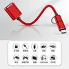 Adaptador Tipo C para Android en Stock Cable Adaptador OTG 2 en 1 Cable de Datos Adaptador USB 3.0 a Unidad Flash USB OTG