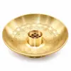 Quemador de incienso de loto de latón, soporte para incienso para meditación, ofrendas budistas, sala de té, estudio, decoración del hogar, madera de agar, sala de estar, torre de incienso, incienso decorativo, venta directa