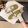 Zapatillas deportivas retro para mujer de estilo alemán, cómodas con suelas blandas, puntera redonda de moda, ligeras, con cordones, bloques de color, versátiles zapatos deportivos casuales