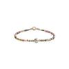Pulsera de turmalina natural para mujer, nicho, lujo ligero, personalidad, perla de agua dulce, exquisita pulsera de cuentas, pulsera sencilla para combinar con todo