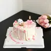 Decoración para pastel Día de San Valentín Qixi 2026 gel suave "Te amo" vela de corazón inserto para hornear
