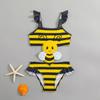 Trajes de Baño Europeos y Americanos Transfronterizos para Niños 2025 Bebés y Niños Pequeños Abejas Lindos Dibujos Animados de Bebé Monos para Niñas Trajes de Baño