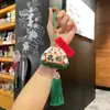 Festival del Bote del Dragón Dibujo Animado Creativo Lindo Llavero de Zongzi Colgante para Llave de Coche Colgante para Bolso Pequeño Regalo en stock Venta al por mayor