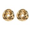 Brincos Transfronteiriços Cool Style Simples Atmosférico Brincos Redondos Geométricos Internet Tendência Popular Ouro Moda High-end Brincos