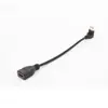 Cable Adaptador Minihdmi Codo Abajo Minihdmi Macho a HDMI Hembra Conexión Teléfono Móvil Tableta Cable de Datos para TV