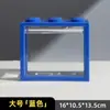 Contenedor de Bloque de Construcción Acrílico en Forma de Caja para Acuario, Pequeño Paisaje Micro de Alta Transparencia para Escritorio de Oficina o Sala de Estar, Decoración Creativa, Apilable