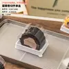 Caja de Empaque para Rollo de Pastel Pieza Única Estilo Japonés Floss de Carne Suiza Piel de Tigre Sueño Dragón Rollo Terciopelo Rojo Rebanada Caja Desechable