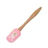 Espátula de Silicone Personalizável para Creme Cabo de Madeira de Faia Espátula para Cozinha, Panificação, Sobremesa, Bolo Série de Natal