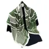 Bufanda de Seda de Sarga de Doble Cara con Camelia Estilo Retro de Primavera 90CM Bufanda Cuadrada Grande Moda Elegante Chal de Oficina