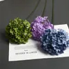 90 Piezas de Paleta Individual Grande de Hortensia Fila de Flores de Boda de Hortensia Decoración del Hogar Bola Redonda Alta Flor Artificial Flor Falsa