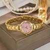 Reloj de Pulsera Redondo Pequeño para Estudiante Correa de Acero Simple Elegante Reloj Pequeño para Mujer Estilo Ins Lujo Ligero Retro Mori