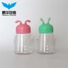 57*100 botella de dibujos animados suplemento alimenticio para bebés panecillo pequeño frijoles disueltos botella de embalaje de merienda pequeña frasco de plástico sellado para alimentos