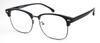 Nueva Moda para Hombre Negocios Montura Cuadrada Ceja Estante Montura de Gafas Tendencia de Moda Mismo Estilo Xiaohongshu Aleación Montura Completa