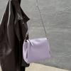 Bolsa Feminina de Couro de Vaca de Primeira Camada, Transfronteiriça Europeia e Americana Diagonal Ombro Diagonal Comutando Bolsa Tote, Axila Couro Genuíno Bolsa Macia