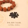 Contas Espaçadoras Turquesa para Fazer Joias, Contas Espaçadoras Naturais para Pulseiras, Contas Espaçadoras de Caroço de Azeitona e Casca de Coco, Contas Espaçadoras de Ágata Vermelha do Sul