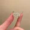 Anéis de Casal Gato Luminoso Amor um Par ins Nicho Minimalista Desenho Animado Anéis de Banda Lisa Anéis Abertos Fluorescentes para Dedo