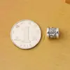 Seiko Mantra de Seis Caracteres Separado Cuentas Plata de Ley S925 Lema de Seis Caracteres Cuentas de Plata Cuentas de Transferencia Pulsera Collar para Hombre DIY