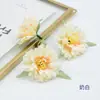 Flor de Peônia Pequena Estilo Floresta Artificial Pequena Peônia Estilo Chinês Dinastia Han Grampo de Cabelo Flor Foto Styling DIY Casamento Corsage Arranjo de Flores