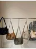 2025 Nuevo Bolso de Hombro Plegable de Tela de Nylon Impermeable de Gran Capacidad con Cordón Bolso Cubo Cruzado para Viajes y Ocio