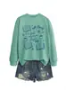 Amazon eBay sitio independiente moda casual mujer solo una más otoño e invierno nueva sudadera de manga larga