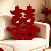 Decorações tridimensionais "Felicidade" de tamanho extra para casamentos, usadas para decorar o quarto dos noivos, a sala de estar e o sofá para criar um ambiente atmosférico