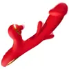Dispositivo de Masturbación Femenina, Vibrador de Succión Orgásmica, Estimulación Fuerte de Vibración con Lengua Lamiendo, Palo Vibratorio de Masturbación, Juguetes Sexuales para Adultos