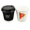 Vaso de papel para té con leche engrosado de doble capa 10.5 oz desechable con aislamiento térmico para evitar el calor del café vaso hueco fabricantes directos de vasos de papel