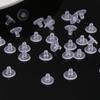 Pequeño platillo volador frisbee grande tapón para los oídos silicona anticaída tapón para los oídos accesorios para aretes protección arete tapón trasero tapón hebilla para arete