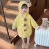 Abrigo de Lana de Cordero para Niña Otoño Invierno 2026 Nuevo Elegante Ropa de Invierno Gruesa para Bebé Niña Suéter de Piel de Longitud Media