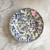 Plato Británico Original de Comercio Exterior Jbs Azul y Blanco de Cerámica con Color Bajo Esmalte Estilo Occidental para Filete, Plato de Cena, Tazón de Postre para Uso Doméstico