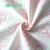 Patrón de Amor Fibra de Poliéster Tejido Textil para el Hogar Tejido Jacquard Tridimensional Suave para el Hogar Textil Rosa Tejido de Cuero