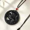 Colgante de collar de etiqueta de incienso de la fortuna de cien caracteres con patrón de nubes, Adorno colgante para coche de etiqueta de incienso de estilo antiguo, Venta al por mayor de fábrica