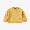 Moletom para Bebê Menina, Jaqueta Nova para Criança Pequena, Roupa Estilosa de Manga Longa para Passeio de Primavera de Bebê, Blusa Tendência para Criança Pequena de Menino para Primavera e Outono